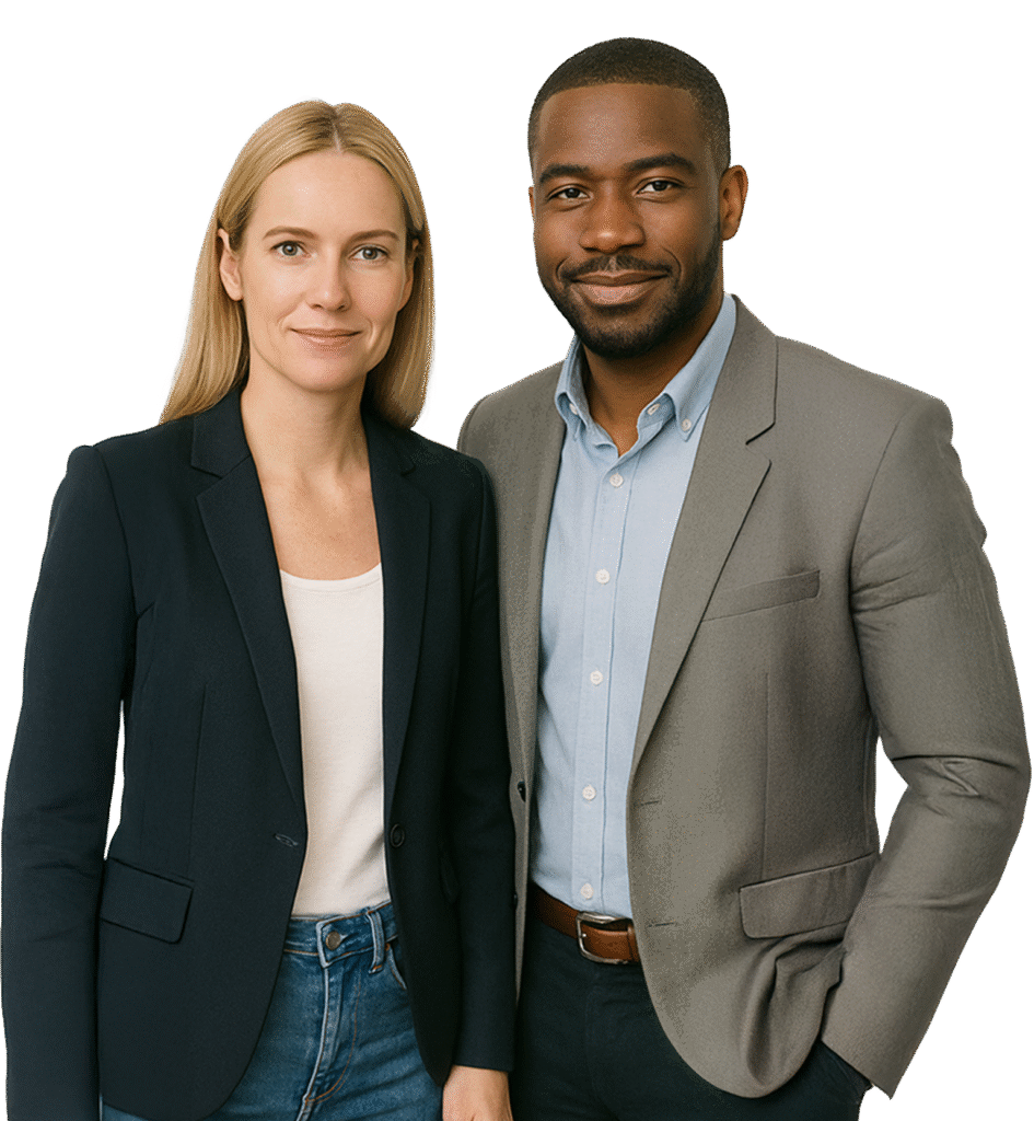 homme et femme en costume